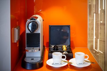 Nespresso Kaffeemaschine, in allen Zimmern