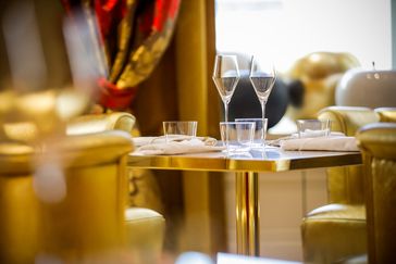 Details der Bar im Hotel
